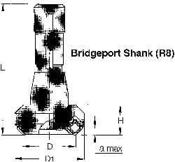 Iscar - Retaining Screw for Indexable Face/Shell Mills - Industry Std 7000240 - Caliber Tooling