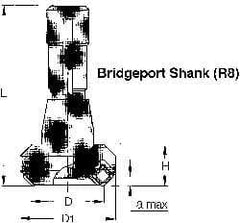 Iscar - Retaining Screw for Indexable Face/Shell Mills - Industry Std 7000240 - Caliber Tooling