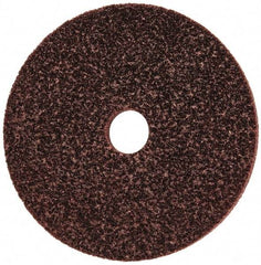 3M - 6" Diam, 1/2" Face Width, 1" Center Hole, Medium Grade, Aluminum Oxide Deburring Wheel - Unitized, Medium Density 5 Grade, 6,000 RPM - Caliber Tooling