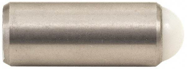 Gibraltar - 11/16" Body Length x 5/16" Body Diam, 2 Lb Init to 5 Lb Final End Force, Steel Press Fit Ball Plunger - 1/4" Ball Diam, 0.09" Max Ball Reach, +0.0010; +0.0020" Tolerance - Caliber Tooling