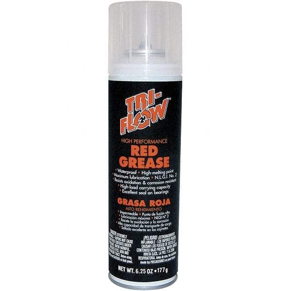 Tri-Flow - 6.25 oz Aerosol Aluminum High Temperature Grease - Brown, High Temperature, 475°F Max Temp, - Caliber Tooling