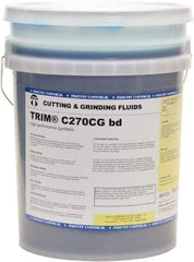 Master Fluid Solutions - Trim C270CG bd, 5 Gal Pail Cutting & Grinding Fluid - Synthetic, For Cutting, Grinding - Caliber Tooling