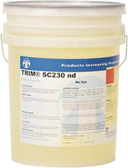 Master Fluid Solutions - Trim SC230 nd, 5 Gal Pail Cutting & Grinding Fluid - Semisynthetic, For Cutting, Grinding - Caliber Tooling