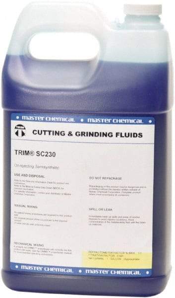 Master Fluid Solutions - Trim SC230, 1 Gal Bottle Cutting Fluid - Semisynthetic - Caliber Tooling