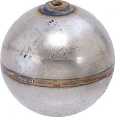 Control Devices - Metal Floats; Diameter (Inch): 8 ; Length (Inch): 8 ; Shape: Round ; Connection Type: NPT ; Thread Size: 3/8 Female ; Material: Stainless Steel - Exact Industrial Supply