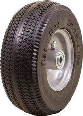 Marathon Industries - 3-1/64" Wide x 8-1/2" High x 4" Deep Sawtooth Flat Free Hand Truck Tire - 275 Lb Load Capacity - Caliber Tooling