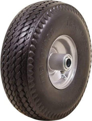 Marathon Industries - 3-19/64" Wide x 10-1/2" High x 4" Deep Flat Free Hand Truck Tire - 300 Lb Load Capacity - Caliber Tooling