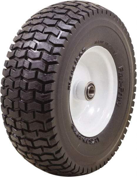 Marathon Industries - 4-1/2" Wide x 13" High x 7" Deep Turf Flat Free Hand Truck Tire - 400 Lb Load Capacity - Caliber Tooling