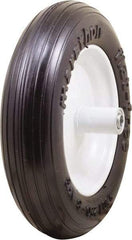 Marathon Industries - 3-13/64" Wide x 13" High x 6" Deep Flat Free Hand Truck Tire - 300 Lb Load Capacity - Caliber Tooling