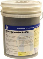 Master Fluid Solutions - Trim MicroSol 606, 5 Gal Pail Cutting & Grinding Fluid - Semisynthetic - Caliber Tooling