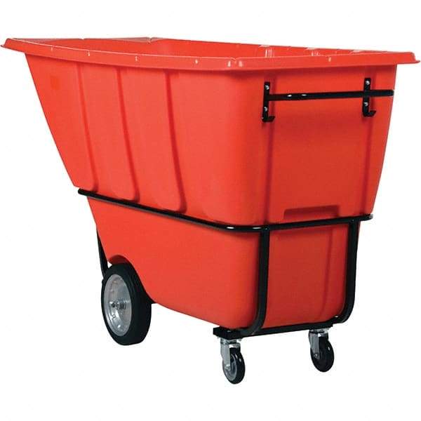 Vestil - 2,100 Lb Load Capacity, Polyethylene Tilt Truck - 32" Wide x 73" Long x 43" High - Caliber Tooling