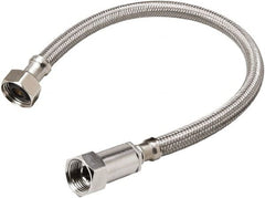 B&K Mueller - 3/8" Compression Inlet, 1/2" FIP Outlet, Stainless Steel Faucet Connector - Use with Faucets - Caliber Tooling