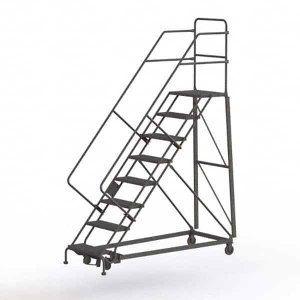TRI-ARC - Rolling & Wall Mounted Ladders & Platforms Type: Stairway Slope Ladder Style: Rolling Safety Ladder - Caliber Tooling