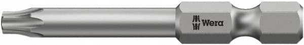 Wera - T30 Torx Bit - 1/4" Hex Drive, 3-1/2" OAL - Caliber Tooling