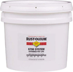 Rust-Oleum - 2 Gal Pail Dunes Tan Epoxy Floor Coating - 100 Sq Ft/Gal Coverage, <100 g/L g/L VOC Content, Low Odor & Low VOC - Caliber Tooling