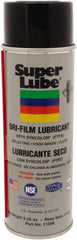 Synco Chemical - 5.25 oz Aerosol Can Dry Film Lubricant - White, -40°F to 500°F, Food Grade - Caliber Tooling