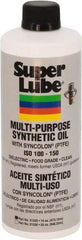 Synco Chemical - 1 Pint Bottle Oil with PTFE Direct Food Contact White Oil - Translucent, -45°F to 450°F, Food Grade - Caliber Tooling