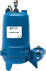 Goulds Pumps - 1-1/2 hp, 575 Amp Rating, 575 Volts, Single Speed Continuous Duty Operation, Sewage Pump - 3 Phase, Cast Iron Housing - Caliber Tooling