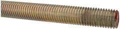 Value Collection - 3/4-10 UNC (Coarse), 6' Long, Alloy Steel Threaded Rod - Yellow Zinc-Plated Finish, Right Hand Thread - Caliber Tooling