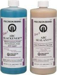 Precision Brand - 1 Quart Bottle ABC Blackener and Sealant Kit - (2) 32 Fluid Ounce Bottles - Caliber Tooling