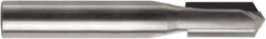 RobbJack - 12mm Diam, 12mm Shank Diam, 22mm Length of Cut, 2 Flute Drill Point End Straight Router Bit - 3" Overall Length, Right Hand Cut, Solid Carbide - Caliber Tooling