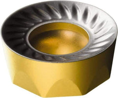 Sandvik Coromant - RCKT1906 PM Grade 4340 Carbide Milling Insert - TiCN/Al2O3/TiN Coated, 1/4" Thick, 3/4" Inscribed Circle - Caliber Tooling