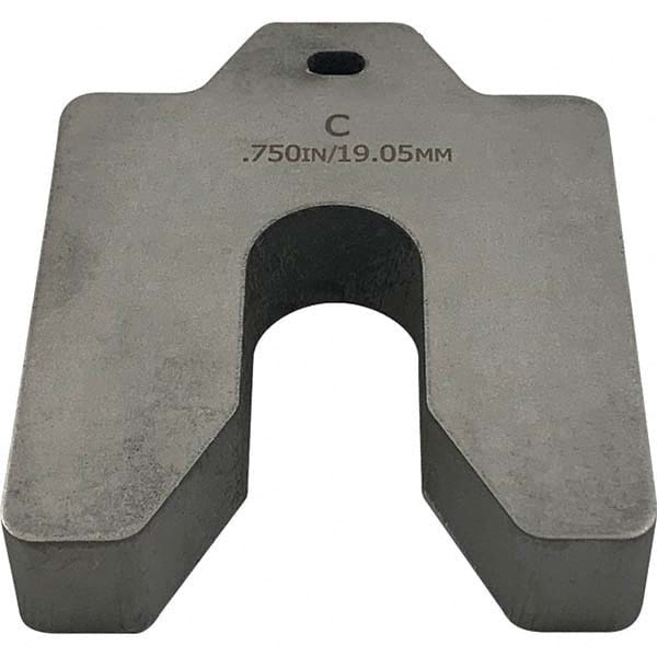 Maudlin Products - Metal Shim Stock Type: Slotted Shim Material: Stainless Steel - Caliber Tooling