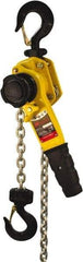 Ingersoll-Rand - 6,600 Lb Lifting Capacity, 15' Lift Height, Lever Hoist - Made from Chain, 83.6 Lb Avg Pull to Lift Rated Load, 1 Chain - Caliber Tooling