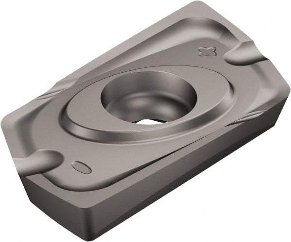 Sandvik Coromant - R790220550 NM Grade H13A Carbide Milling Insert - Uncoated, 5mm Thick, 5mm Corner Radius - Caliber Tooling