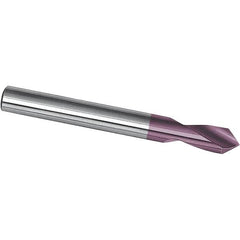 Magafor - 5mm Body Diam, 90°, 50mm OAL, Solid Carbide Spotting Drill - Caliber Tooling