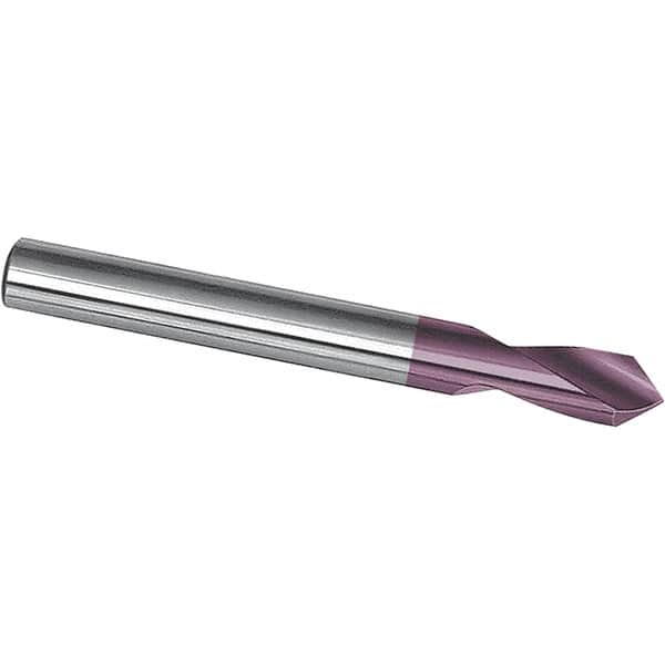 Magafor - 6mm Body Diam, 90°, 50mm OAL, Solid Carbide Spotting Drill - Caliber Tooling