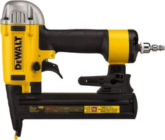 DeWALT - 1/4" Crown, 18 Gauge, 100 Staple Capacity Power Stapler - 1/4" Inlet, 70 to 100 psi Air Pressure, Includes DWFP1838 Stapler - Caliber Tooling