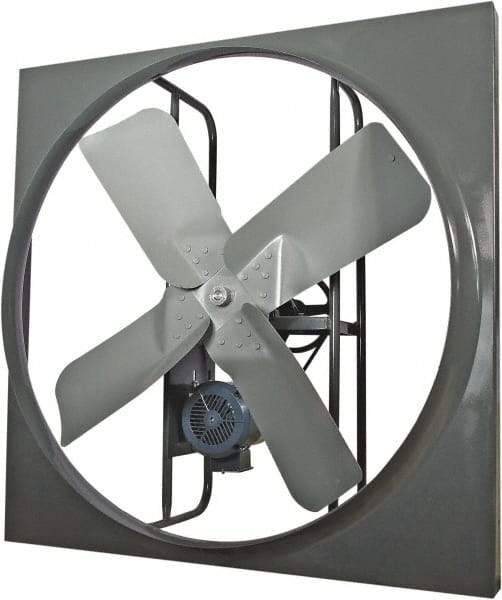 Americraft - 60" Blade, Belt Drive, 2 hp, 31,000 CFM, TEFC Exhaust Fan - 6.8/3.4 Amp, 230/460 Volt, Three Phase - Caliber Tooling