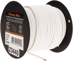 EastPenn - 14 AWG Automotive Plastic Insulated, Single Conductor Wire - 100' Long, White - Caliber Tooling