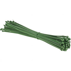 Value Collection - 15.2" Long Green Nylon Standard Cable Tie - 50 Lb Tensile Strength, 114mm Max Bundle Diam - Caliber Tooling