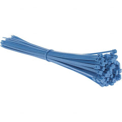 Value Collection - 15.2" Long Blue Nylon Standard Cable Tie - 50 Lb Tensile Strength, 114mm Max Bundle Diam - Caliber Tooling