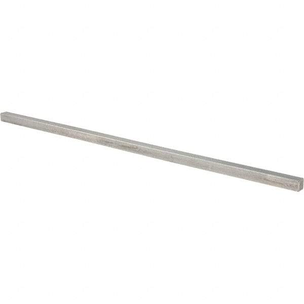 Value Collection - 12" Long x 5/16" High x 5/16" Wide, Plain Steel Undersized Key Stock - Cold Drawn Steel - Caliber Tooling