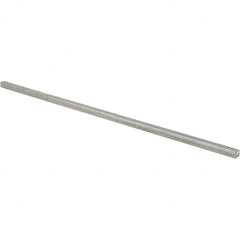 Value Collection - 12" Long x 1/4" High x 1/4" Wide, Plain Steel Undersized Key Stock - Cold Drawn Steel - Caliber Tooling