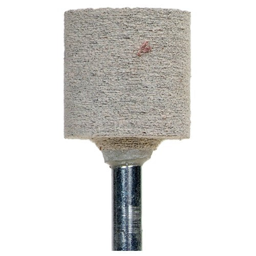 1″ × 1″ Cotton Fiber Mounted Point W220 80 Grit Aluminum Oxide - Caliber Tooling