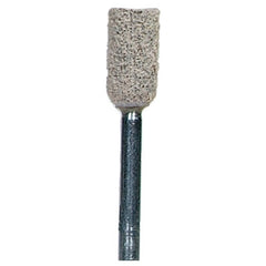 1/4″ × 1/2″ 1/8″ Spindle Cotton Fiber Mounted Point W163 80 Grit Aluminum Oxide - Caliber Tooling