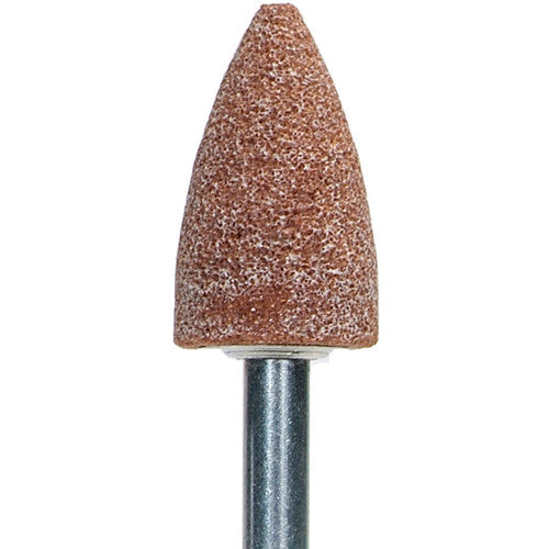 ‎11/16″ × 1-1/4″ 1/4″ Spindle Gemini Mounted Point A12 60 Grit Aluminum Oxide - Caliber Tooling