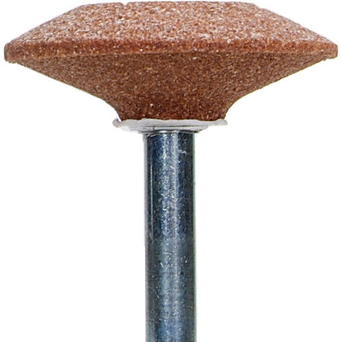 ‎1-5/8″ × 3/8″ 1/4″ Spindle Gemini Mounted Point A36 60 Grit Aluminum Oxide - Caliber Tooling