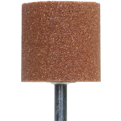 ‎1-1/2″ × 1-1/2″ 1/4″ Spindle Gemini Mounted Point W238 60 Grit Aluminum Oxide - Caliber Tooling