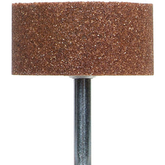 2″ × 1″ 1/4″ Spindle Gemini Mounted Point W242 60 Grit Aluminum Oxide - Caliber Tooling