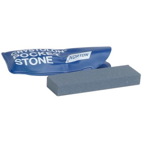 3/8″ × 7/8″ × 3″ Crystolon Pocket Stone Rectangular Fine Grit - Caliber Tooling