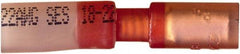 Value Collection - 20 to 18 AWG Crimp Bullet Connector - 0.157" Bullet Diam, Red Heat Shrink & Polyolefin Insulation - Caliber Tooling