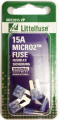 Littelfuse - 15 Amp, 32 VDC, Automotive Fuse - 9.1" Long, Blue, Littlefuse 327015 - Caliber Tooling