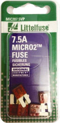 Littelfuse - 7.5 Amp, 32 VDC, Automotive Fuse - 9.1" Long, Brown, Littlefuse 327075 - Caliber Tooling