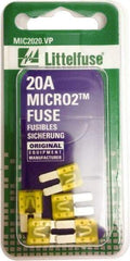 Littelfuse - 20 Amp, 32 VDC, Automotive Fuse - 9.1" Long, Yellow, Littlefuse 327020 - Caliber Tooling