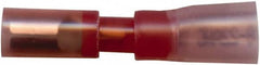 Value Collection - 20 to 18 AWG Crimp Bullet Connector - 0.18" Bullet Diam, Red Heat Shrink & Polyolefin Insulation - Caliber Tooling